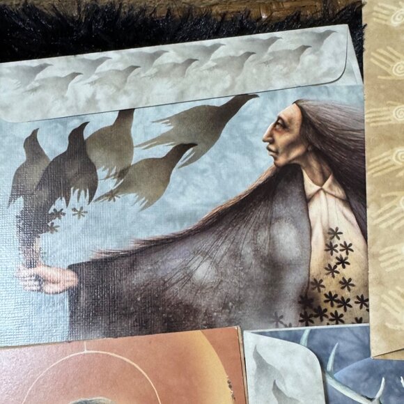 Frank Howell Images Tree Free Greetings Card Set Of 6 - Picture 3 of 10